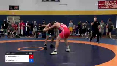 74 kg Semifinal - Branson Ashworth, Wyoming Wrestling Reg Training Ctr vs Vincenzo Joseph, Nittany Lion Wrestling Club