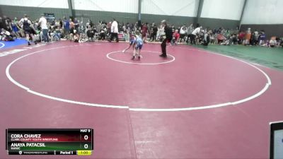 61-67 lbs Round 4 - Anaya Patacsil, NWWC vs Cora Chavez, Clark County Youth Wrestling