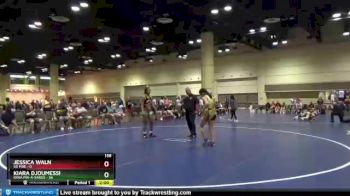138 lbs Champ Round 1 (16 Team) - Kiara Djoumessi, Iowa Pin-A-Sarus vs Jessica Waln, SD Fire