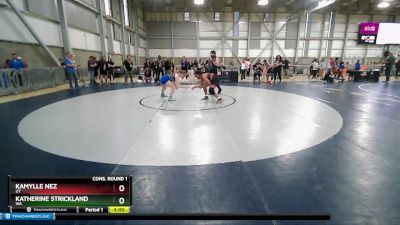 72 lbs Cons. Round 1 - Kamylle Nez, UT vs Katherine Strickland, WA