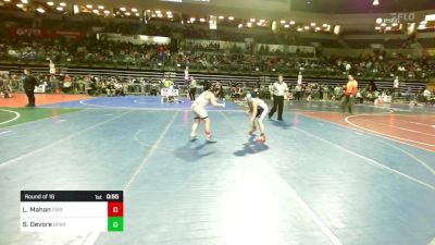 110 lbs Round Of 16 - Lawler Mahan, Fair Lawn vs Strider Devore, Sparta