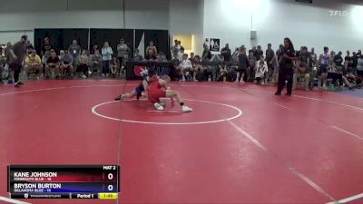 119 lbs Round 1 (16 Team) - Kane Johnson, Minnesota Blue vs Bryson Burton, Oklahoma Blue