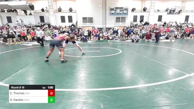 182 lbs Round Of 16 - Carlos Thomas, Carver vs Griffin Gasdia, Hanover