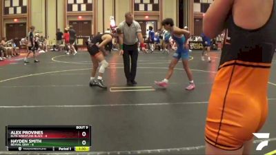 125 lbs Round 3 (6 Team) - ALEX PROVINES, Elite Wrestling Black vs Hayden Smith, Revival Gray