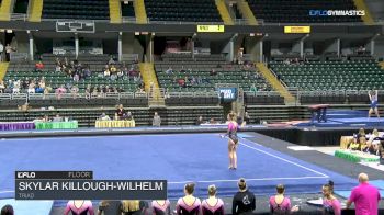 Skylar Killough-Wilhelm - Floor, Triad - GymQuarters Invitational (Club)