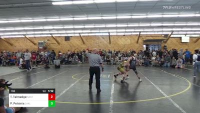 150 lbs Quarterfinal - Tanner Talmadge, Nanticoke vs Pete Petsinis, Carlisle