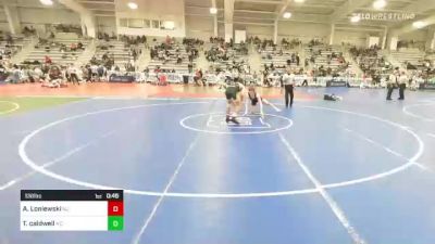 138 lbs Consi Of 32 #2 - Andrew Loniewski, NJ vs Tyler Caldwell, NC