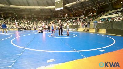 64 lbs 2nd Place - Jonah Ford, Collinsville Cardinal Youth Wrestling vs Lincoln Laskey, R.A.W.