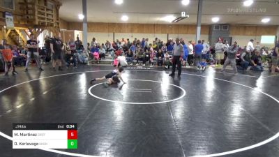 Consi Of 8 #2 - Mason Martinez, Groton vs Oliver Kerlavage, Shenandoah