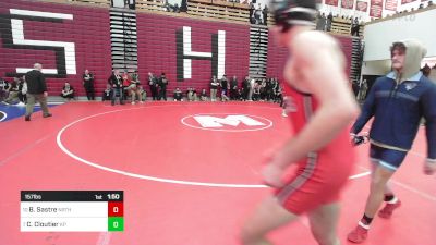 157 lbs Round Of 16 - Blake Sastre, Northbridge vs Colby Cloutier, King Philip