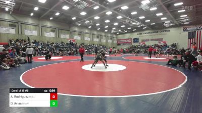 138 lbs Consi Of 16 #2 - Aaron Rodriguez, Hollister vs Diego Arias, Brawley Union