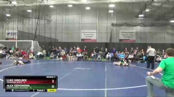 95 lbs Round 3 (4 Team) - Luke Kibelbek, Tennessee White vs Alex Siemonsma, South Dakota Blizzard