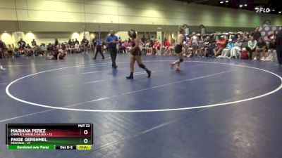 140 lbs Cross Bracket (8 Team) - Peyton Lindsey, Charlie`s Angels-GA Blk vs Gretchen Donally, Montana