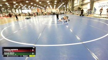68 lbs Rd# 8- 12:30pm Saturday Final Pool - Isaiah Baca, Team New Mexico vs Kanoa Saferite, VA Hammers
