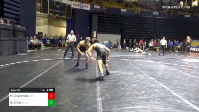 157 lbs Prelims - Matt Zovistoski, Appalachian State vs Nico O'Dor, Cleveland State