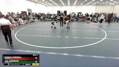 100 lbs Round 2 (3 Team) - Aini Anderson, Holmen vs Marian Nordsell, Minooka