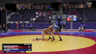 70 kg 5th Place Match - Zachary Ortencio, London-Western WC vs Jackson Glasgow, GTA Alliance