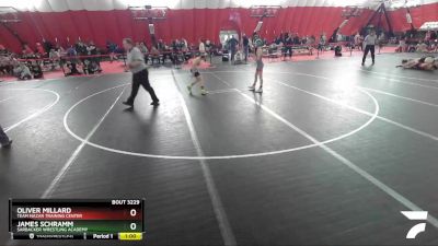 83 lbs Cons. Round 3 - Oliver Millard, Team Nazar Training Center vs James Schramm, Sarbacker Wrestling Academy