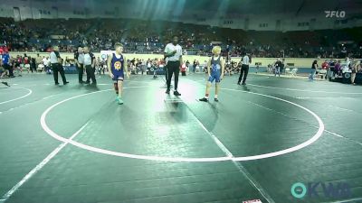 100 lbs Round Of 16 - Alex Frizzell, Newcastle Youth Wrestling vs Wyatt Patterson, Team Tulsa Wrestling Club