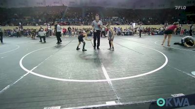 70 lbs 3rd Place - Cohen Huckabay, Weatherford Youth Wrestling vs Cooper Keys, Wagoner Takedown Club