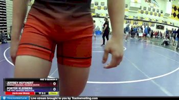 145 lbs Cons. Semi - Jeffrey Huyvaert, Midwest Regional Training Center vs Porter Kleeberg, The Fort Hammers Wrestling