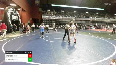 114 lbs Quarterfinal - Weston Ottem, Douglas WC vs Jaxon Jochim, Mandan WC