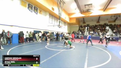 126 lbs Round 5 - Jaeman Wesolek, Arizona Lutheran HS vs Riyan Reel, Flagstaff