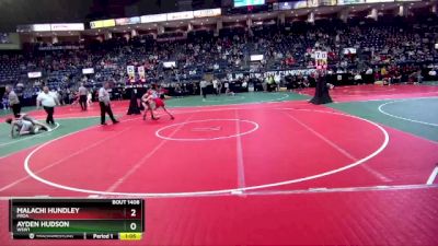 90 lbs Quarterfinal - Ayden Hudson, WSW1 vs Malachi Hundley, PROA