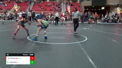 96 lbs Cons. Round 5 - Slade Patterson, Maize Wrestling Club vs Declyn Leschnik, Ridge Wrestling