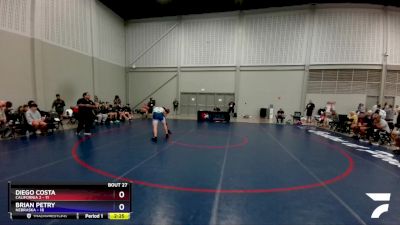 182 lbs Placement Matches (16 Team) - Diego Costa, California 2 vs Brian Petry, Nebraska