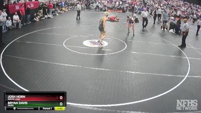 4A 120 lbs Semifinal - Josh Horn, Indian Land vs Bryan Davis, Aiken