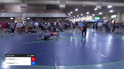 70 kg Cons 64 #1 - Chad Herbert, Cardinal Wrestling Club vs Sergio Ramos, Thorobred Wrestling Club