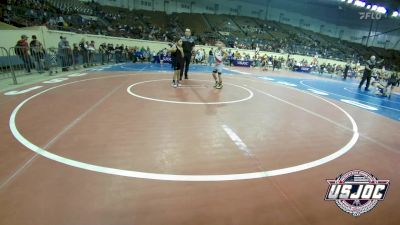 55 lbs Consi Of 16 #2 - Maddox Harris, Oklahoma Wrestling Academy vs Mathew Figueroa, El Reno Wrestling Club