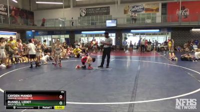 75 lbs Round 3 (8 Team) - Russell Ledet, WALA Littles vs Cayden Mango, Missouri Mon-Stars