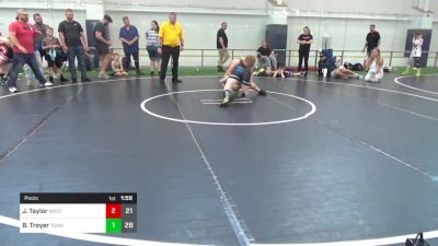 115 lbs Pools - Jake Taylor, West Virginia Wild vs Braxton Troyer, Team Gotcha