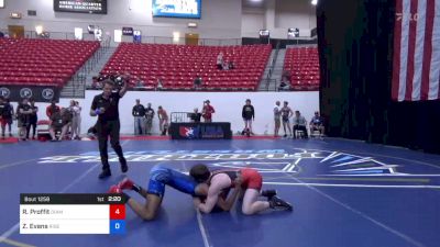 60 kg Cons 16 #1 - Roany Proffit, Diamondville Wrestling Club vs Zachary Evans, Rise RTC