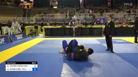 ANDREW YOUNG YOON KIM vs ADAM AHMED BEL FELLAH 2024 Pan Jiu Jitsu IBJJF Championship