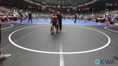 83 lbs Consi Of 16 #2 - Gunner Jackson, Tuttle Wrestling vs Clayton Warner, Sallisaw Takedown Club