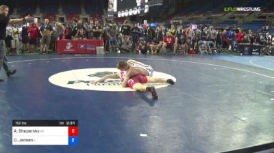 152 lbs Round Of 128 - Andrue Shepersky, Alaska vs Dalton Jensen, Illinois