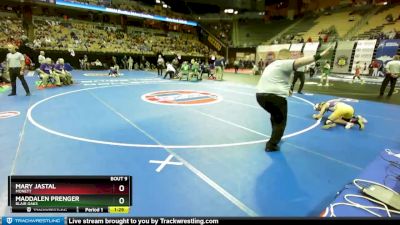 105 Class 1 lbs Champ. Round 1 - Maddalen Prenger, Blair Oaks vs Mary Jastal, Monett