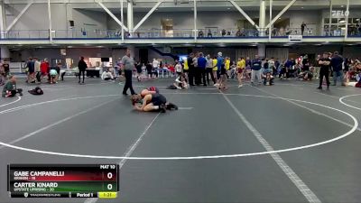 110 lbs Round 9 (10 Team) - Carter Kinard, Upstate Uprising vs Gabe Campanelli, Kraken