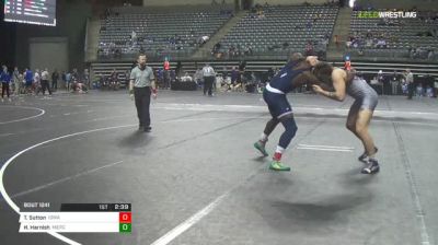 197 lbs Round of 16 - Tyree Sutton, Iowa Central vs Hunter Harnish, Mercyhurst NE