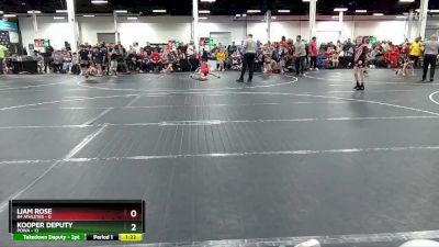 84 lbs Round 1 (4 Team) - Kooper Deputy, POWA vs Liam Rose, 84 Athletes