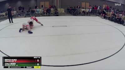 160 lbs Round 5 (8 Team) - Bryce Kunz, Nebraska Red vs Cole Beier, Oklahoma Elite