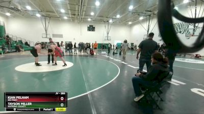 285 lbs Cons. Semi - Tayson Miller, Natrona County vs Kian Pelham, Big Piney