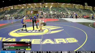 115 lbs Round 1 (4 Team) - Micah Martinho, Illinois Valley vs Tanner Joyce, Crane