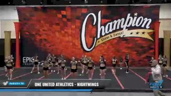 One United Athletics - NightWings [2021 L4 Senior Coed] 2021 Wolfpack Championship