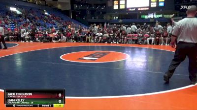 150 lbs Finals (8 Team) - Liam Kelly, Chicago (Mt. Carmel) vs Jack Ferguson, Yorkville (H.S.)