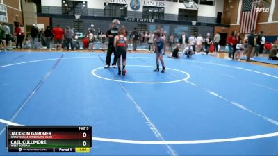 80-86 lbs Round 2 - Cael Cullimore, West Jordan vs Jackson Gardner, Grantsville Wrestling Club