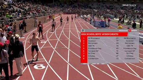High School Boys' 4x100m Relay, Prelims 49